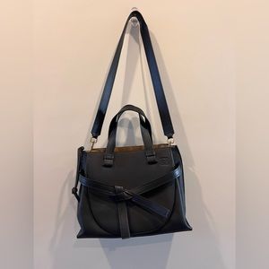 Loewe Small Black Gate Top Handle Bag